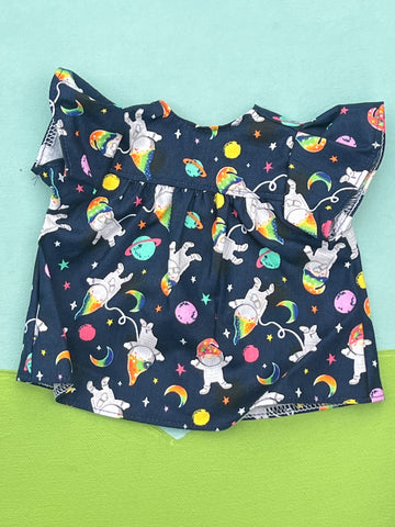 Cuddle Doll Dress - Gnomes in Space