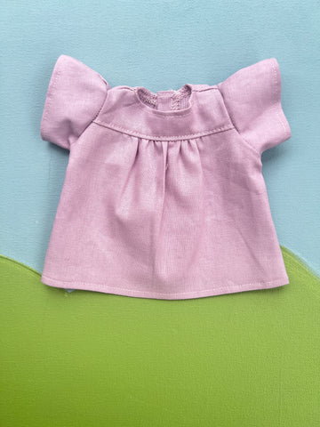 Cuddle Doll Yoke Dress - Lilac Linen