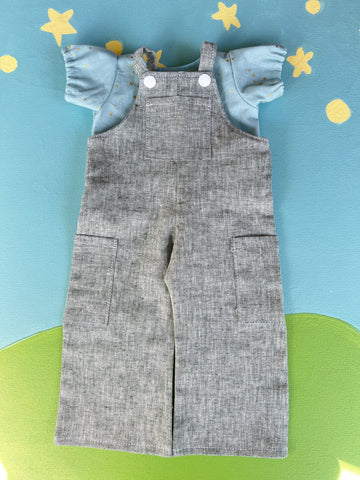 Forever Friend Overall Set - Sage Green Cuteness