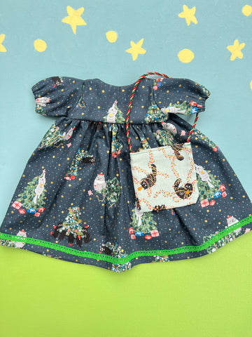 Forever Friend Party Dress - Kitty Christmas