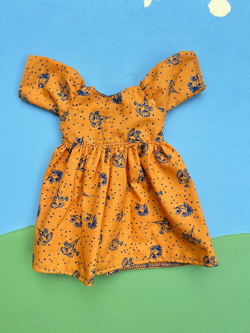 Little Friend Dress -Mustard Flower