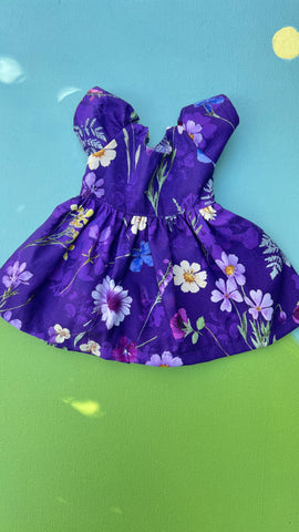 Little Friend Dress - Purple Floral