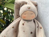 First Lovie - Tan Flowers