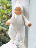 Little Snuggle Doll - White (Mocha)