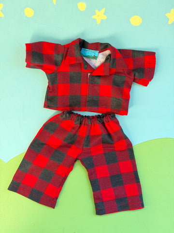 Classic/Sitting Friend PJ's- Buffalo Plaid