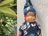 Adventure Buddy  - Blue Flowers (Mocha)