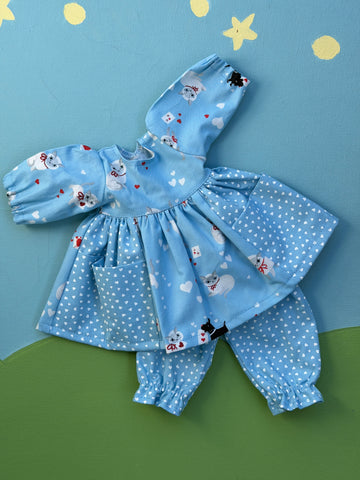 Little Friend Dress and Pantaloons - Kitty Mail