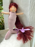 Mini Mermaid - Burngundy/Pink