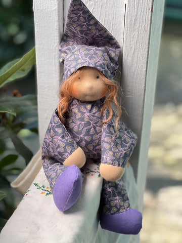 Floppy Dolls - Auburn Blue Floral