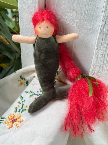 Mini Mermaid -  Green/Red