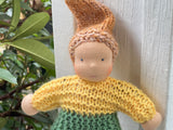 Knit Friends  - Yellow Green and Brown