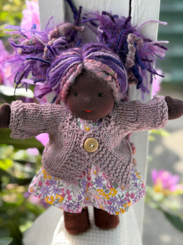 Little Buddy - Violet (dark brown colour skin tone)