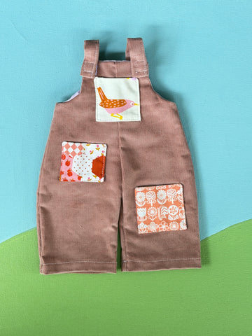 Little Friend Overalls - Pink Cord Overalls (pockets may vary)