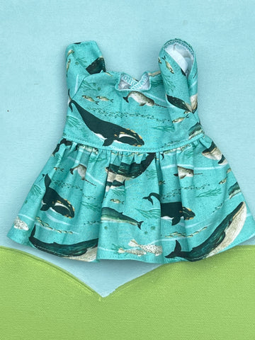 Little Buddy Dress - Whales