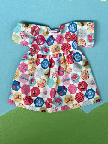 Little Friend Dress - Multi Hexi