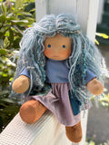 Sitting Friend - Bluebelle (mocha skin tone)