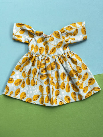Little Friend Dress - Light Blue and Yellow
