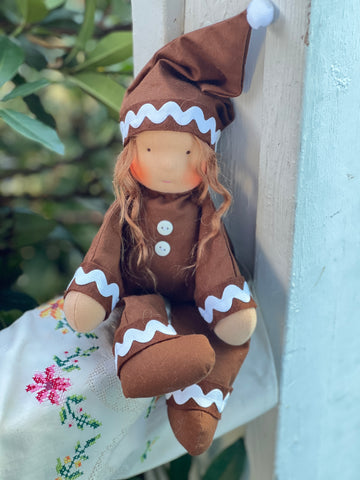 Floppy Dolls - Gingerbread  Light Brown Hair