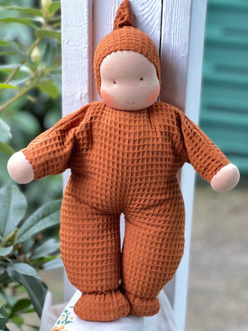 Snuggle Doll - Burnt Sienna Waffle