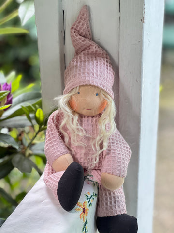 Floppy Dolls - Pink Cotton Waffle