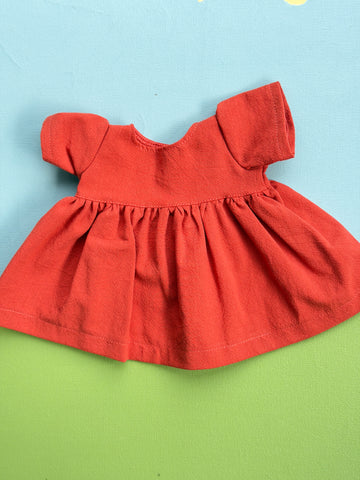 Classic/Sitting Friend Dress - Orange Mandarin