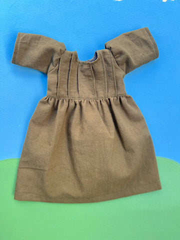 Little Friend Pin Tucked Dress - Green