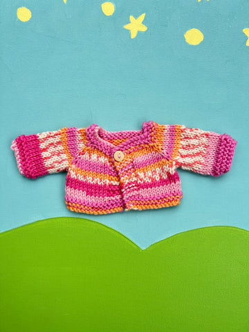 Classic/Sitting Friend Wool Knit Sweater - Pink