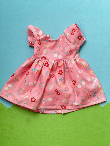 Little Friend Dress - Pink Flowers