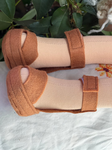 Forever Friend Shoes - Brown Velcro Sandals