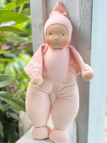 Little Snuggle Doll - PInk (Brown Eyes)