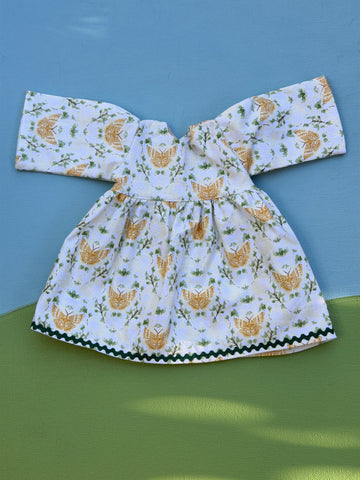 Little Friend Dress - Yellow Butterflies