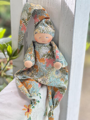 First Lovie - Orange Blue Floral