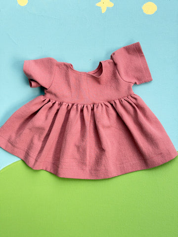 Classic/Sitting Friend Dress - Dusty Rose Pink