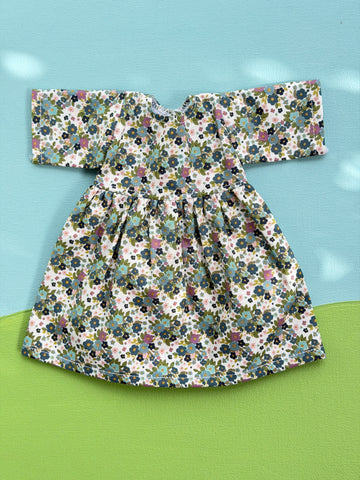 Little Friend Dress - Blue Bouquet
