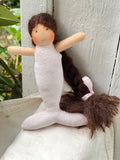 Mini Mermaid - Dark Brown/PInk