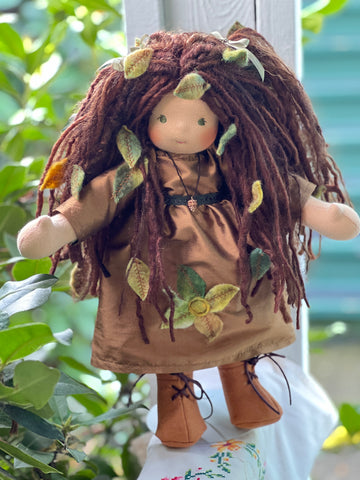Little Forever Friend Leaf Dolls - 5 Sequoia