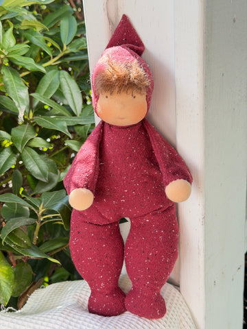 Little Snuggle Doll - Burgandy