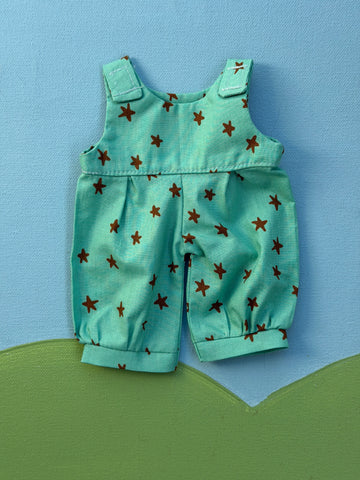 Picco Overalls (no tshirt) - Green Stars