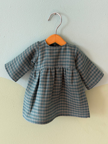 Little Friend Dress - Blue Gingham