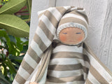 First Lovie - Sage Green Stripes