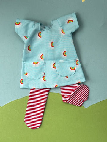 Little Friend Tunic Set with Tights - Fruit Toss