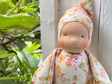 Little Snuggle Doll - Floral (Green Eyes)