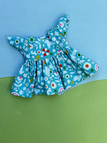 Piccolina Dress - Blue Celebration