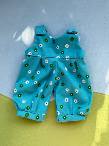 Picco Overalls (no tshirt) - Blue Daisy