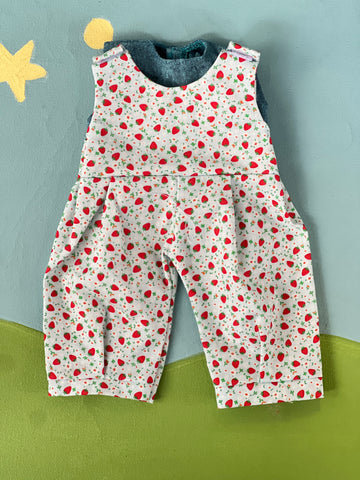 LIttle Forever Friend Overalls & T Set -  Cherries