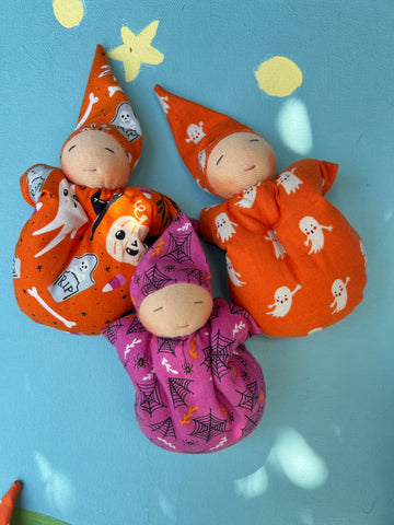 Pocket Doll Set - Halloween!  (Sleepy Eyes)