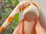 First Lovie - Peach Lion Heart  (Mocha)