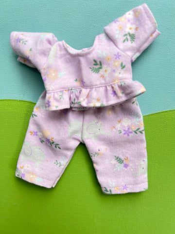 Piccolina Jammies - Purple Elephants