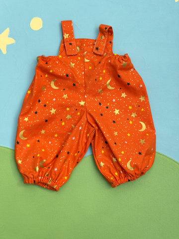 Classic/Sitting Friend Poof Overalls Orange Halloween