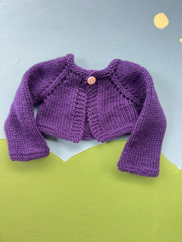 Forever Friend Knit Sweater - Purple
